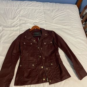 J Crew Downtown Field Jacket Size Small in Red